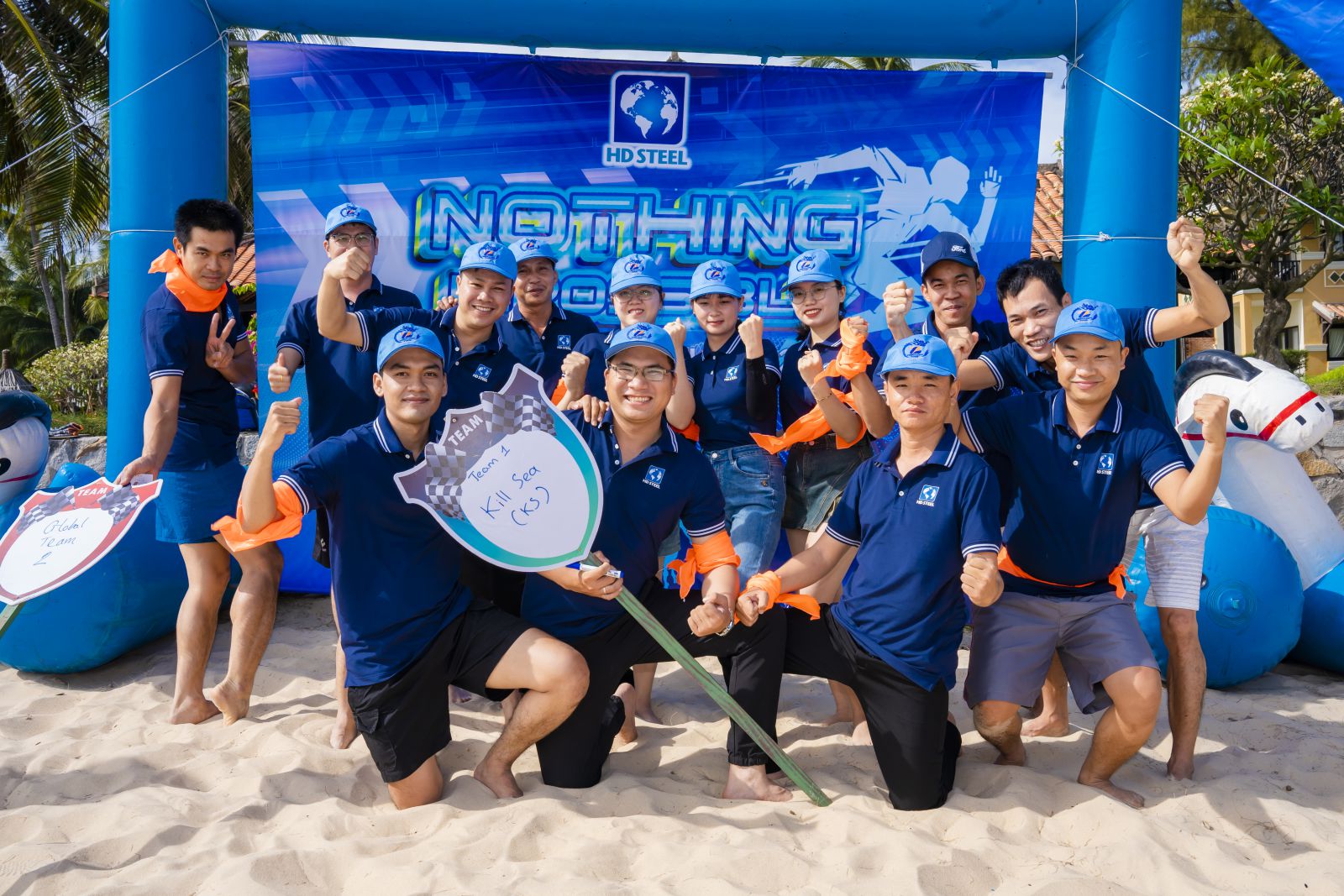 Teambuilding Công ty HD Steel - Nothing Impossible