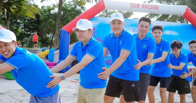 Team building trên bãi biển ngày càng được nhiều doanh nghiệp lựa chọn