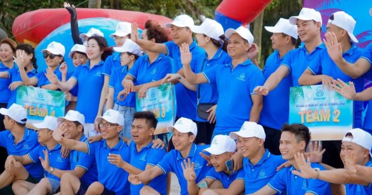 Các chương trình Team Building bãi biển thường tạo ra nhiều hình ảnh, video ấn tượng