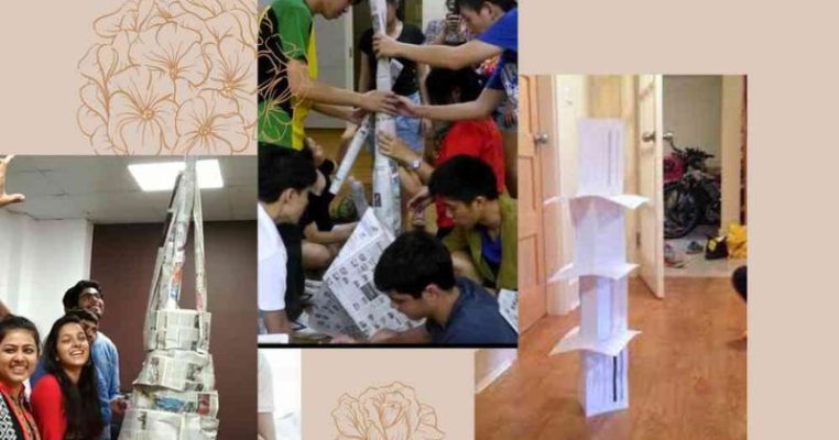 Xây tháp bằng giấy